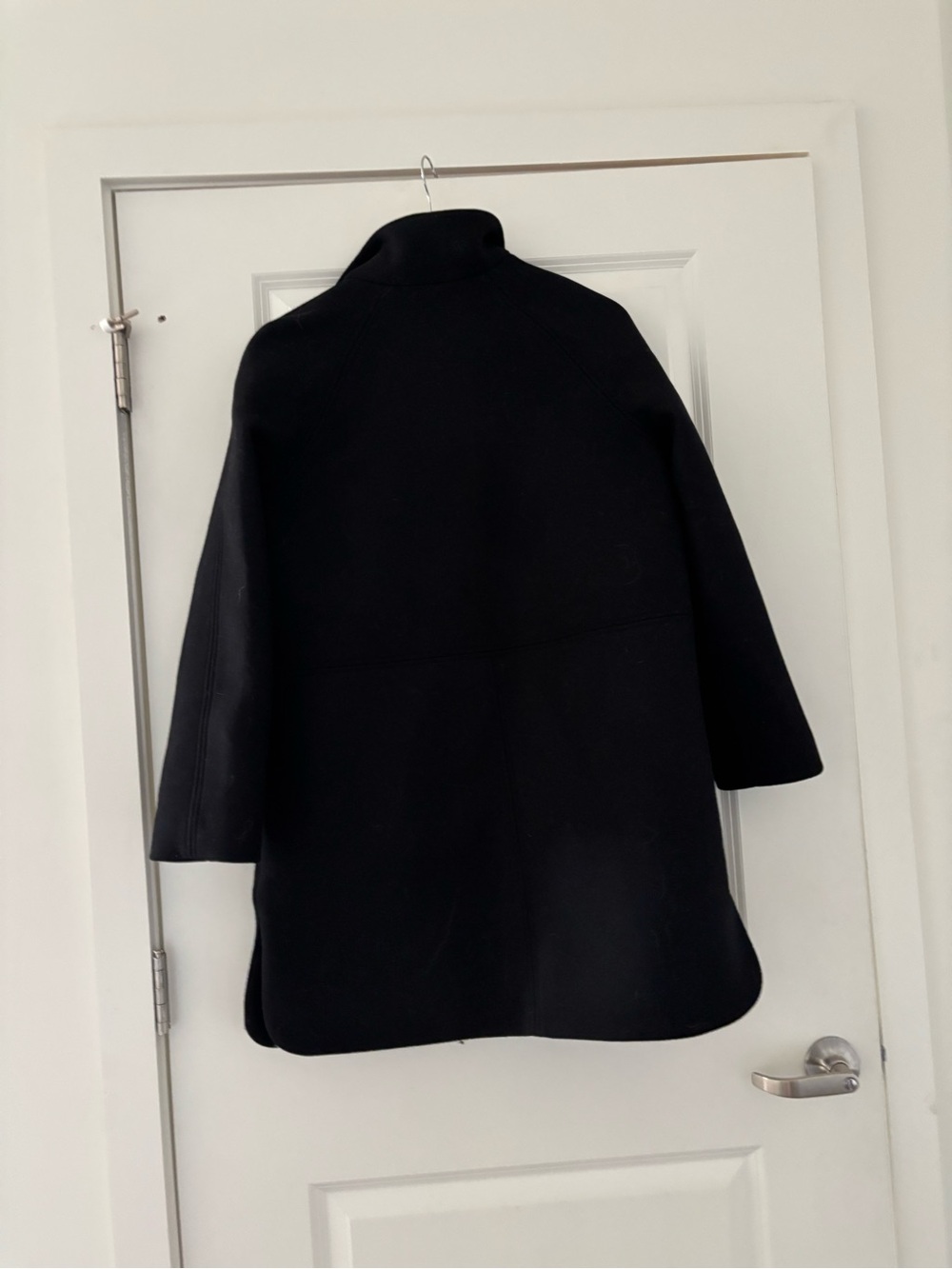 Madewell Estate Cocoon Wool Cashmere Coat Insuluxe Fabric Medium Black - Picture 12 of 12